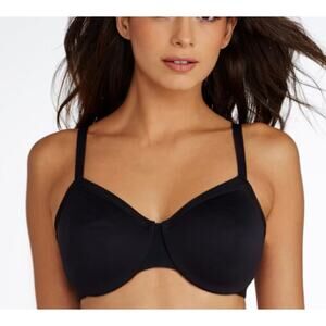 New WACOAL Women's Black Classic Reinvention Full Coverage Bra Size 36C